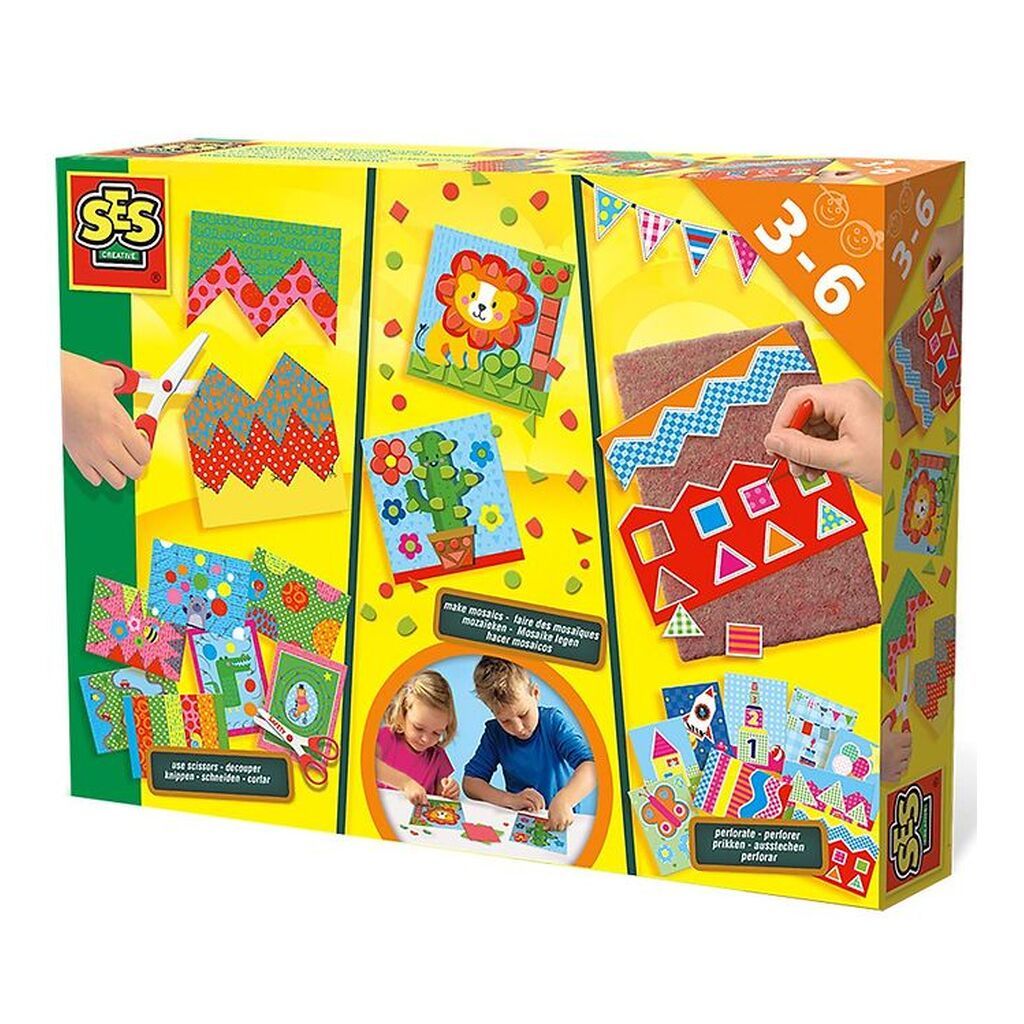 SES Creative - Jeg lærer at klippe, lægge mosaik og perforere