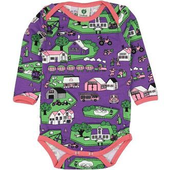 Småfolk Body l/æ - Lilla m. Landskab