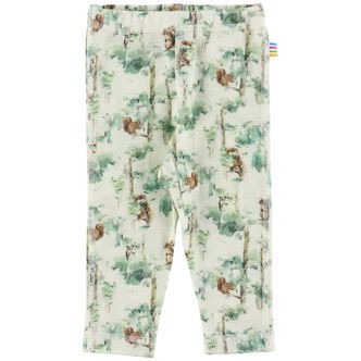Joha Leggings - Uld - Off White m. Træer