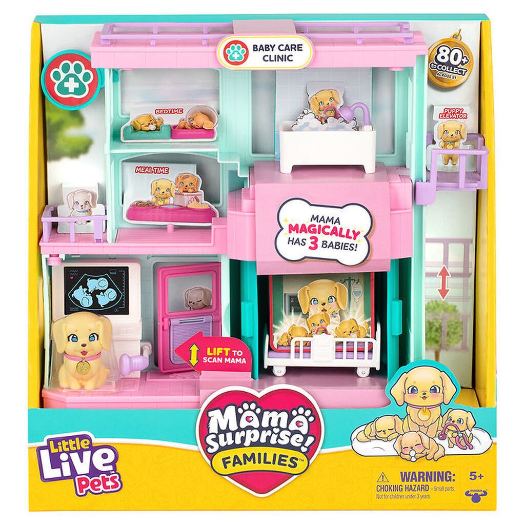 Little Live Pets Hvalpeklink m. 3 Hvalpe - Mama Surprise