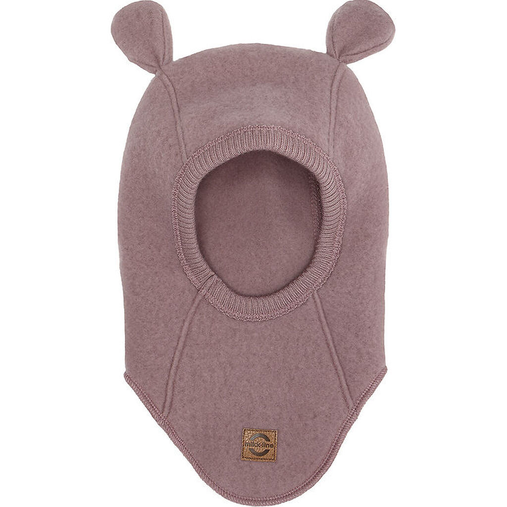 Mikk-Line Elefanthue m. Øre - Uld - 1-Lags - Twilight Mauve