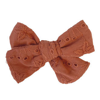 By Stær Hårspænde m. Sløjfe - Alvilda - 8x5 cm - Rust