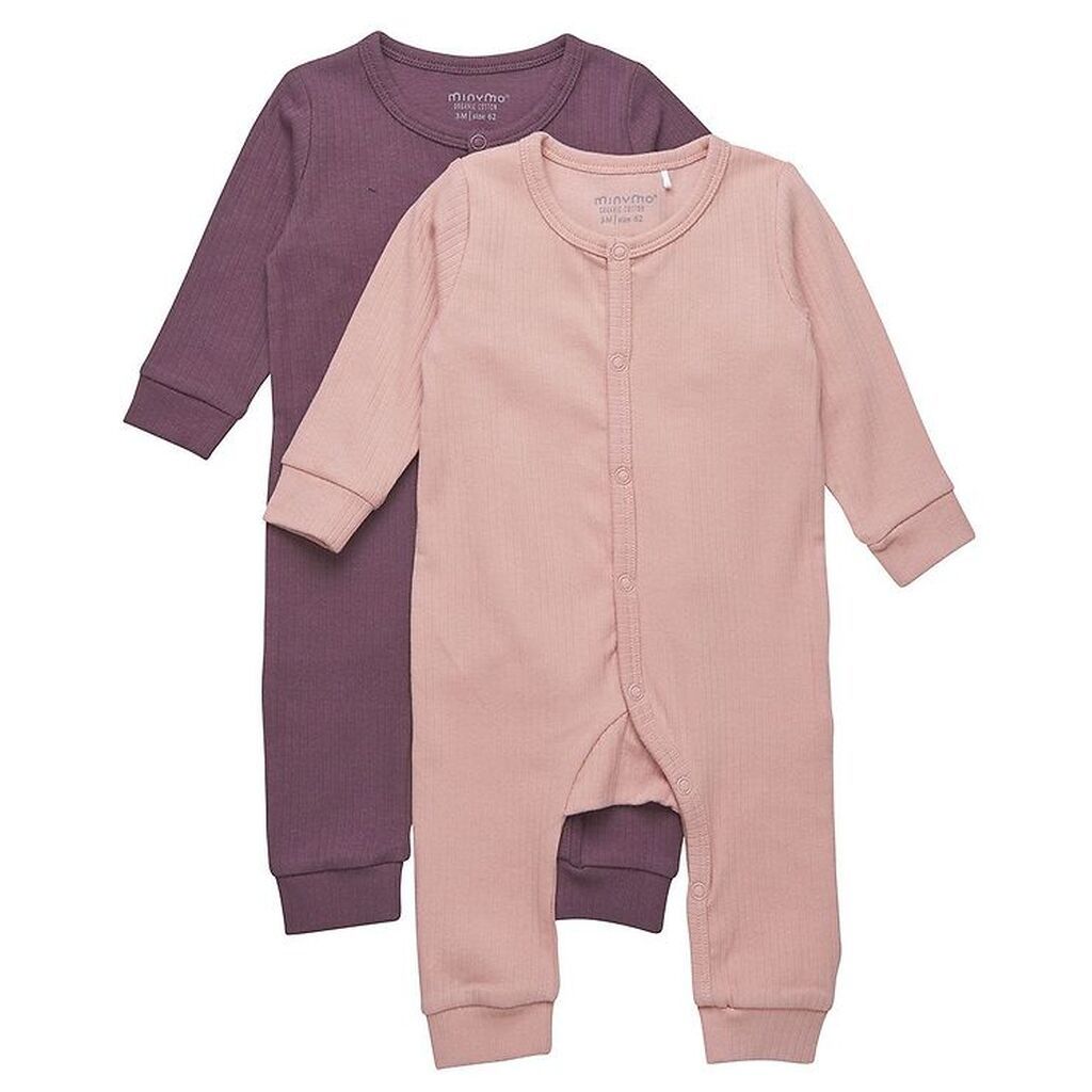 Minymo Heldragt l/æ - 2-Pak - Misty Rose