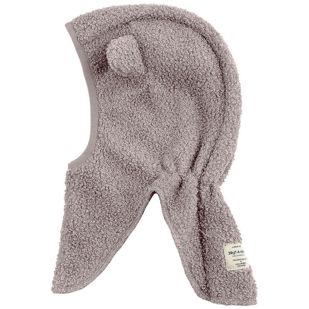 Mini A Ture Elefanthue - 1-lags - Teddyfleece - MatJeffi - Zinc