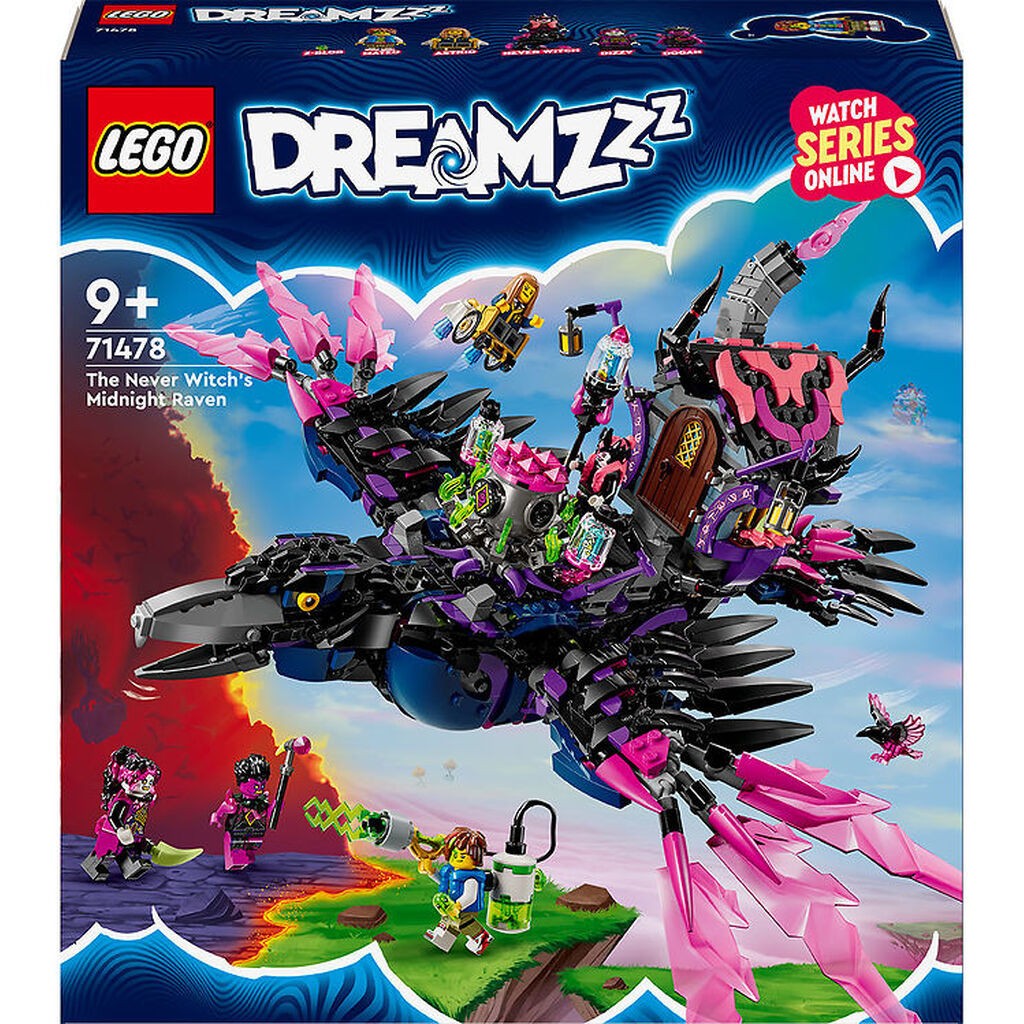 LEGOÂ® DREAMZzz - Aldrig-heksens Midnatsravn 71478 - 1203 Dele