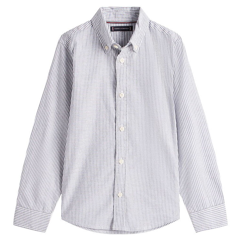 Tommy Hilfiger Skjorte - Dark Night Navy Stripe