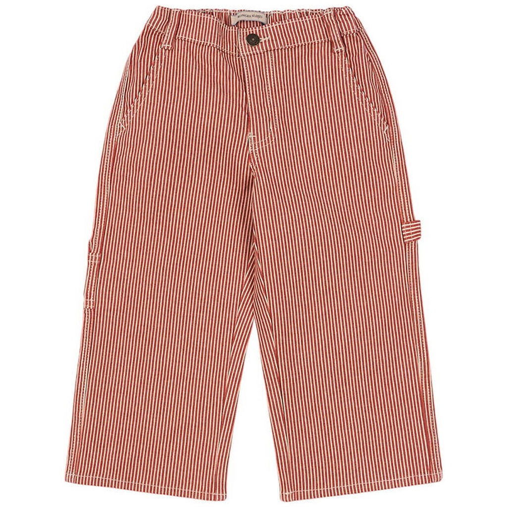 Konges Sløjd Bukser - Denim - Luc - Milk Rouge Stripe