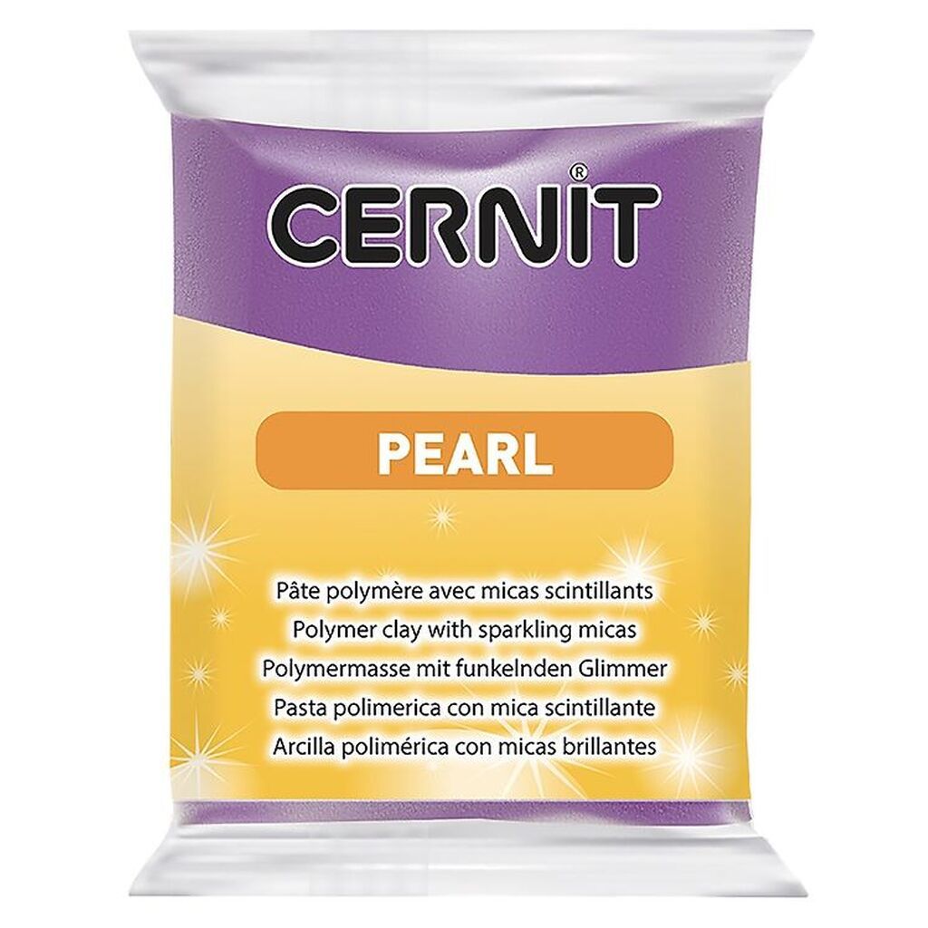 Cernit Polymer Ler - Pearl - Lilla