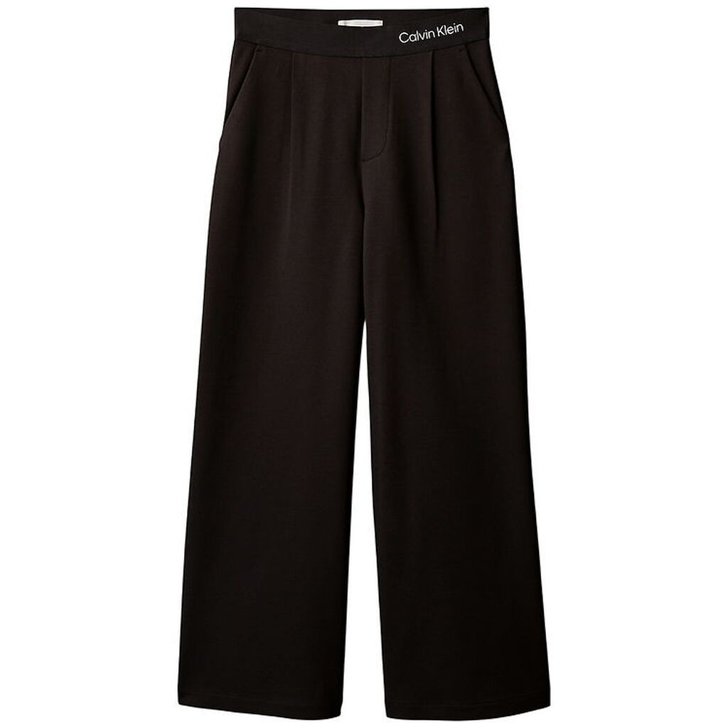 Calvin Klein Bukser - Wide Leg - Black