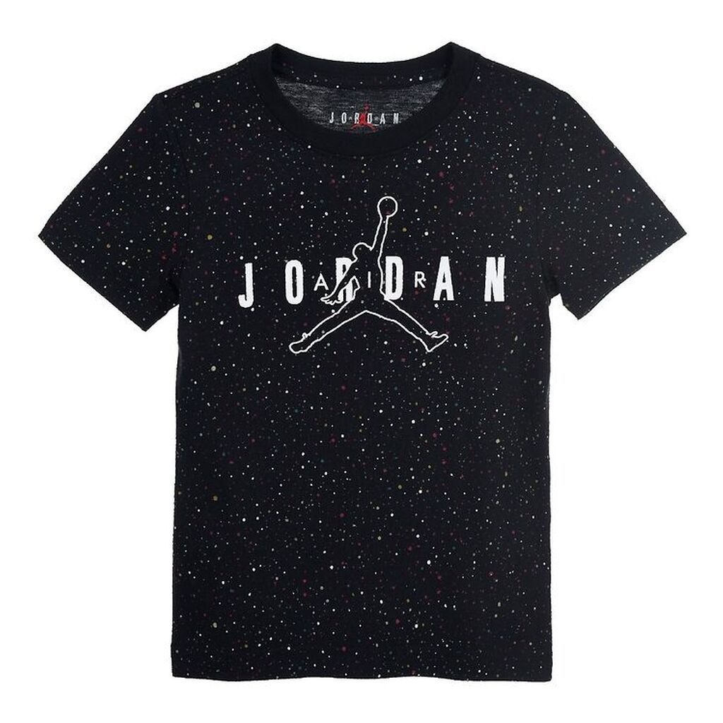 Jordan T-Shirt - Color Mix Aop - Sort m. Prikker