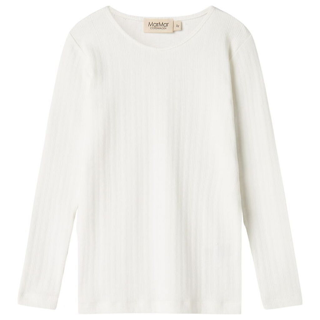 MarMar Bluse - Tamra - Rib - Gentle White