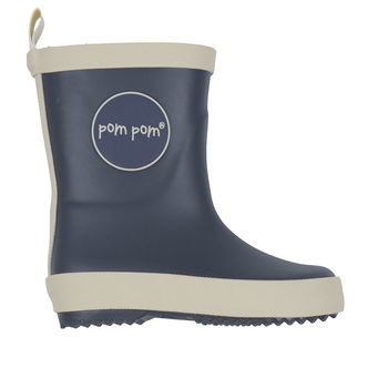 Pom Pom Gummistøvler - Navy