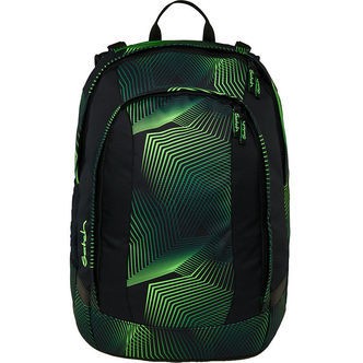 Satch Skoletaske - Air - Seismic Green