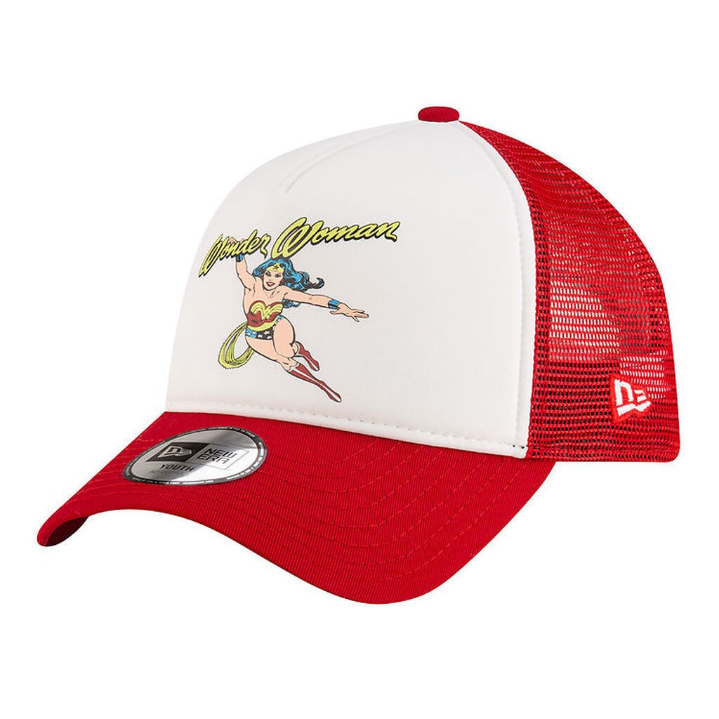 New Era Kasket - Trucker - Wonder Women - Rød