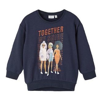 Name It Sweatshirt - NmfNina Barbie - Dark Sapphire