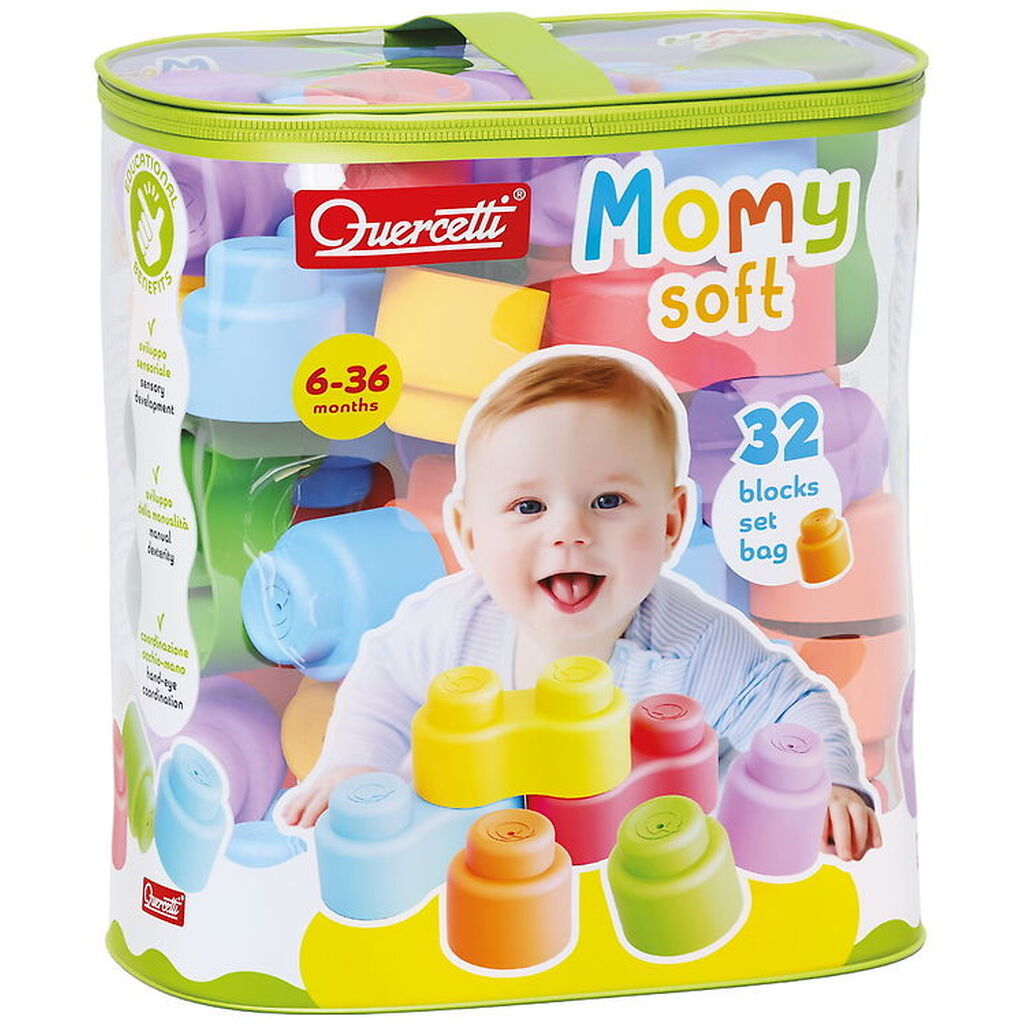 Quercetti Klodser - 32 stk - Momy Soft - 04143