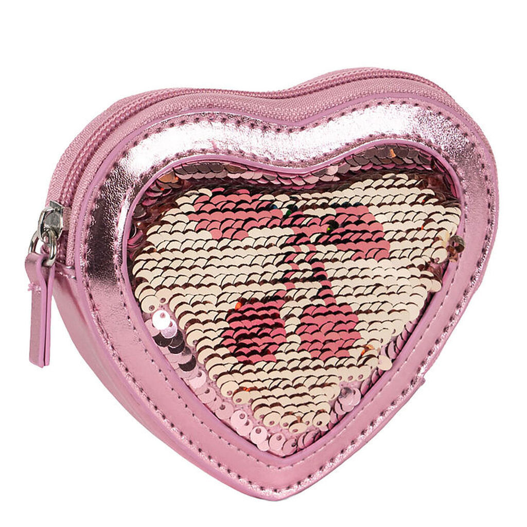 Konges Sløjd Pung - Tut Heart Sequin - Rose