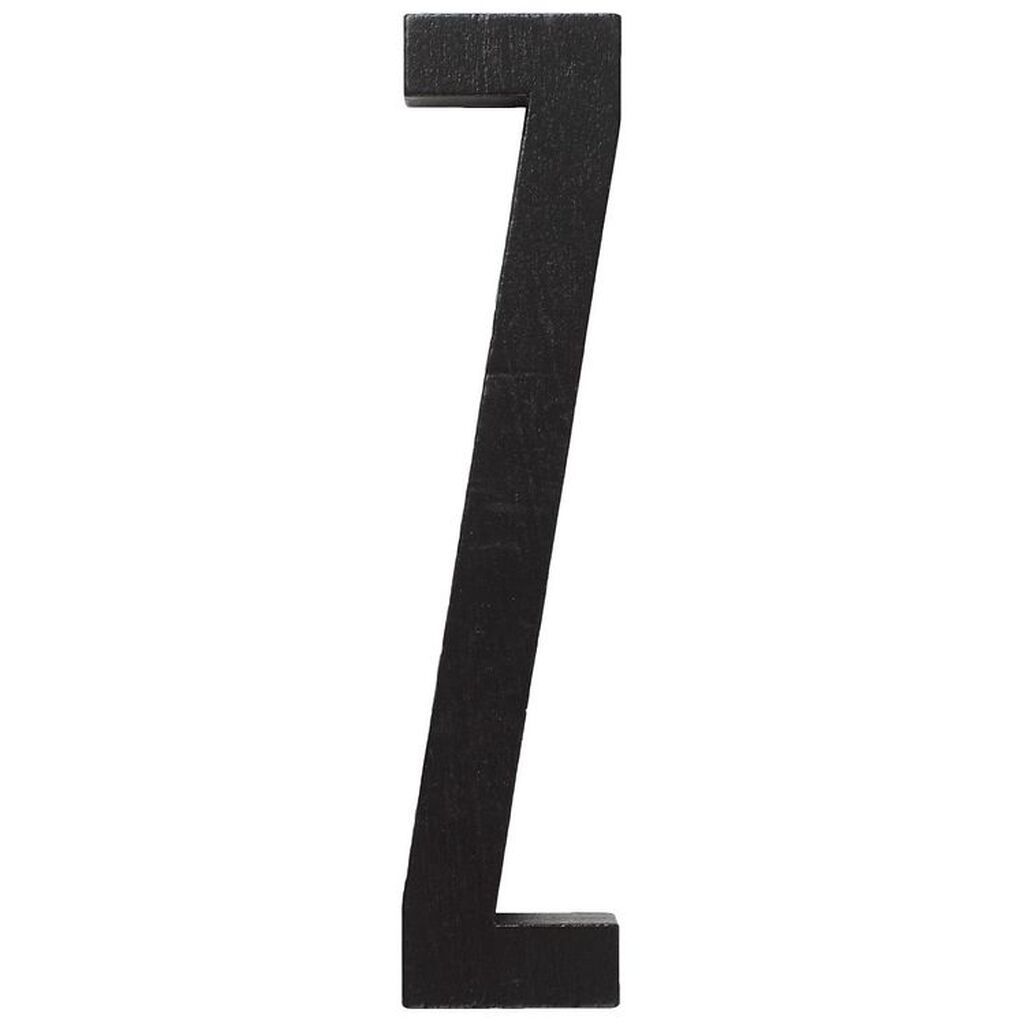 Design Letters Træbogstaver - Z - Sort