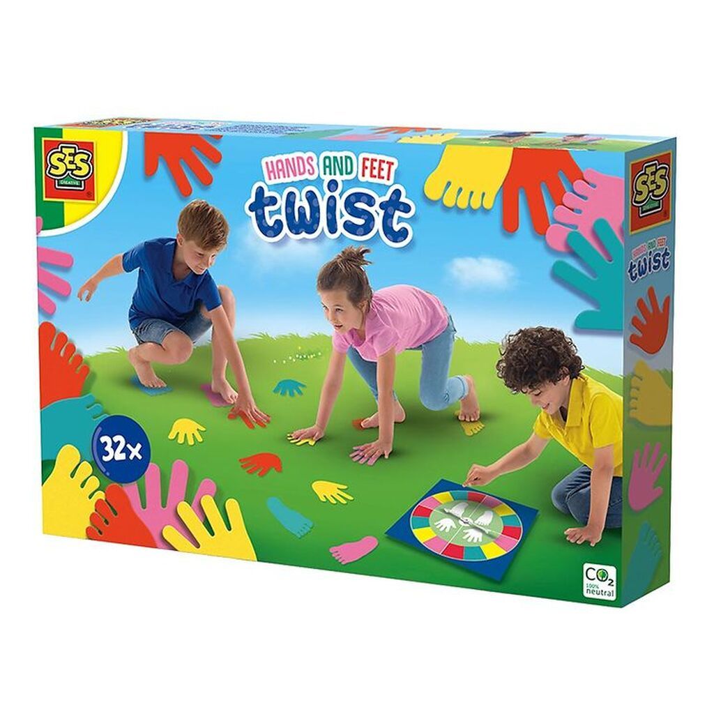 SES Creative Spil - Twist m. Hænder Og Fødder