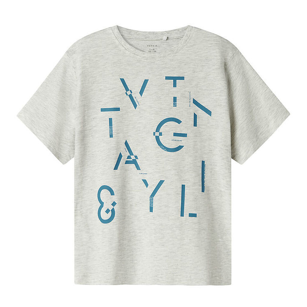 Name It T-shirt - NkmBennibo - Light Grey Melange