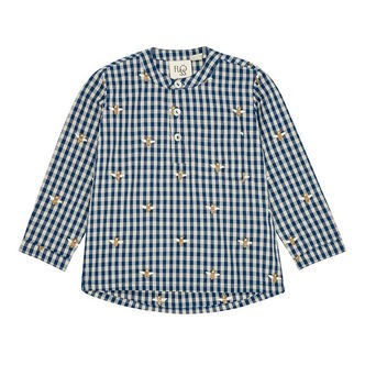 Flöss Skjorte - Olivian - Bee blue check