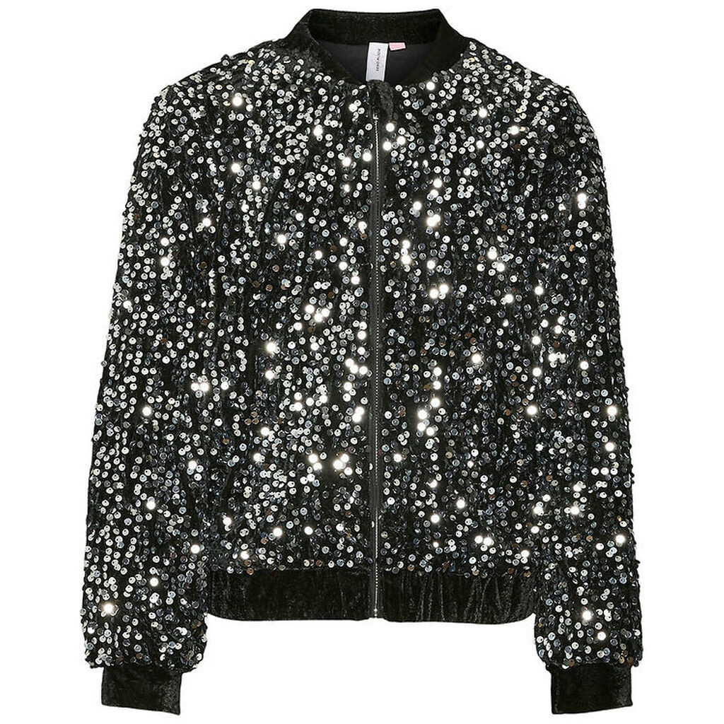 Vero Moda Girl Cardigan - VmBella - Black/Silver Sequin