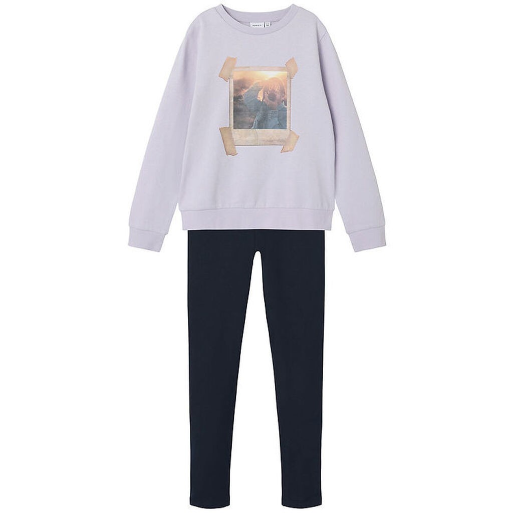 Name It Sweatsæt - Sweatshirt/Sweatpants - NkfOliana - Orchid Pe