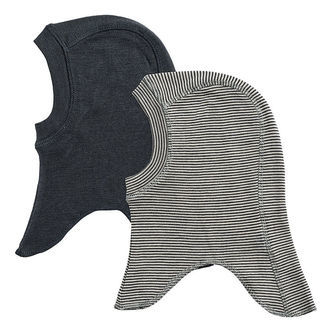 Wheat Elefanthue - Uld - 2-Pak - Felix - 1-lags - Navy Stripe