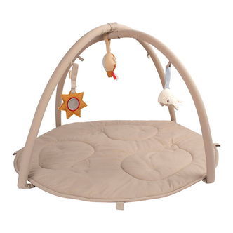 Filibabba Aktivitetstæppe m. 3 Aktivitetslegetøj - Beige