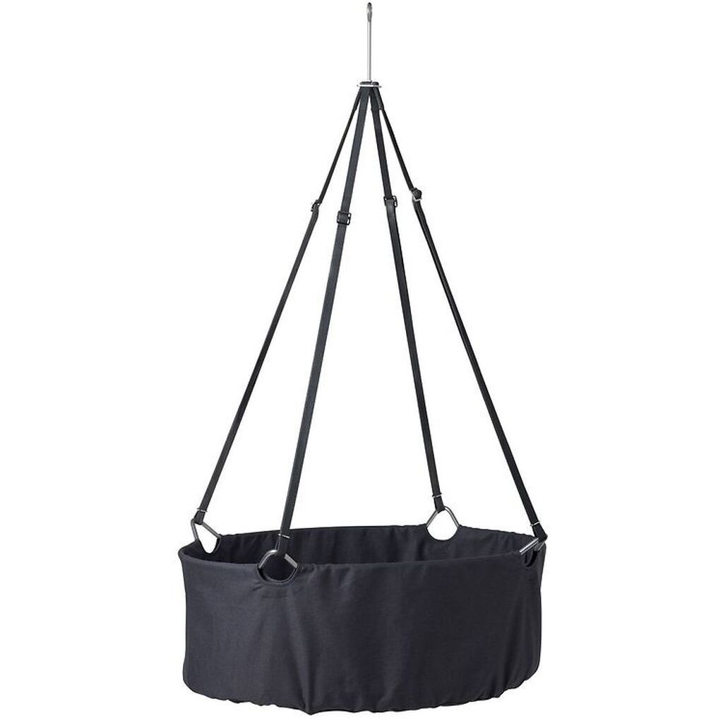 Leander Classic Vugge m. Madras - 83x50x30 cm - Grå