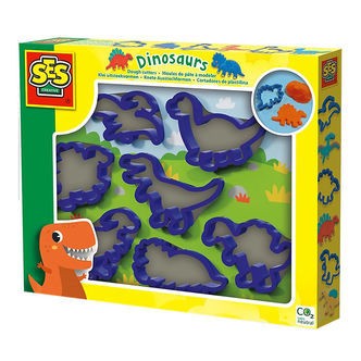 SES Creative Modellervoks Udstikkere - Dinosaurer