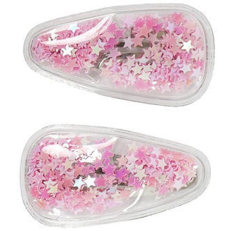 Name it Hårspænder - 2 Pak - NmfConfetti - Ballerina/PINK STARS