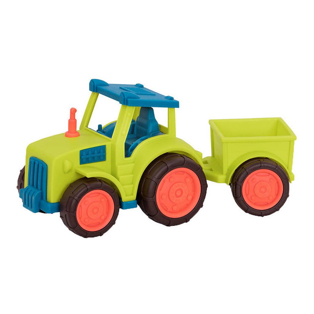 B. toys Bil - Happy Cruisers - 30 cm - Traktor m. Trailer