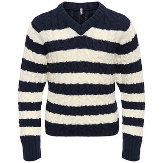 Kids Only Bluse - Strik - Kog Janny - Night Sky/Tofu