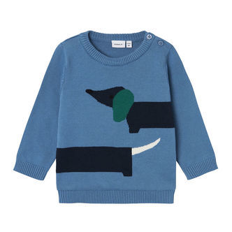 Name It Bluse - Strik - NbmKavin - Coronet Blue