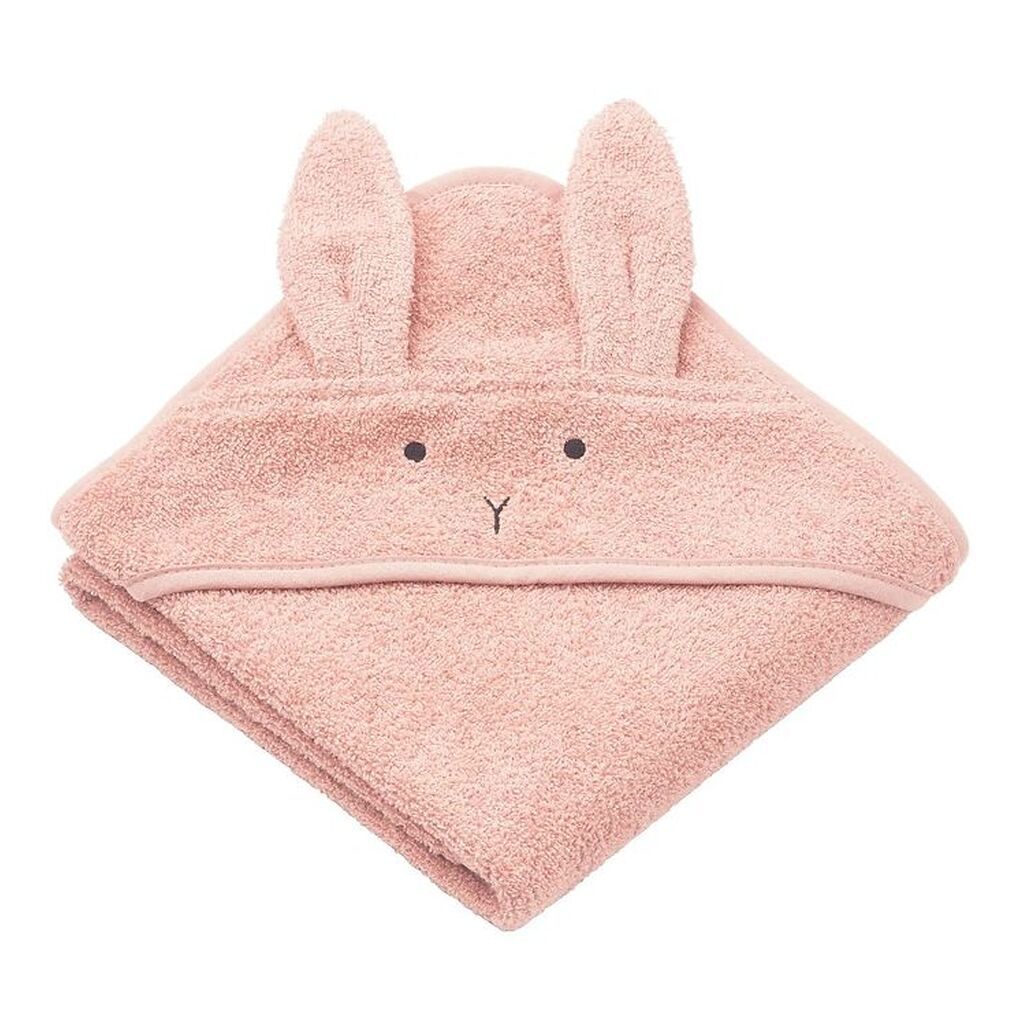 Liewood Babyhåndklæde - 70x70 cm - Albert - Rabbit Rose