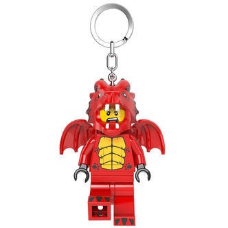 LEGOÂ® Nøglering m. Lommelygte - Dragefyr