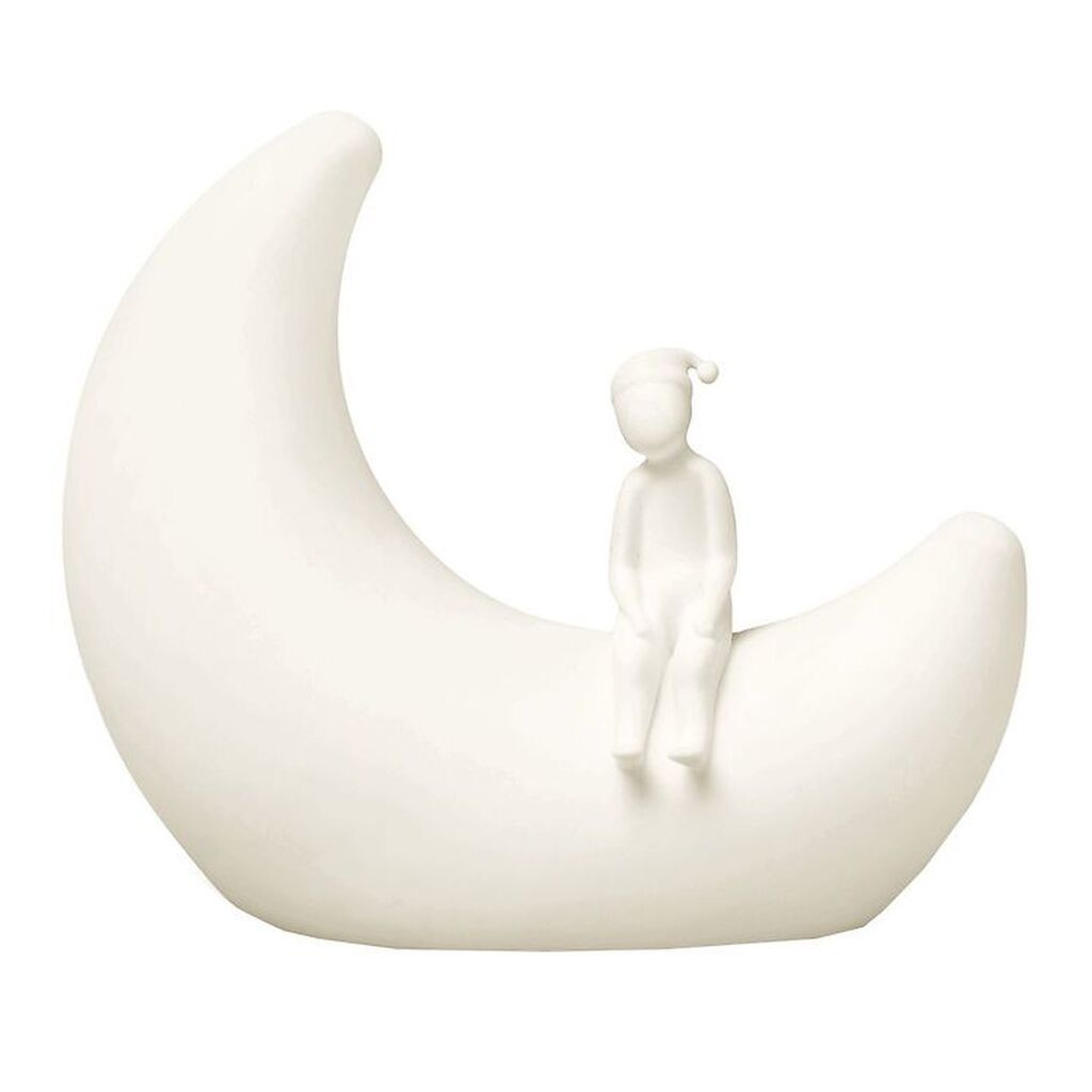 Cam Cam Lampe - Moon Night Light - Off White