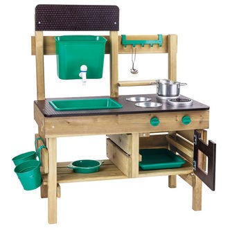 Hape Udekøkken m. Tilbehør - Nature Fun