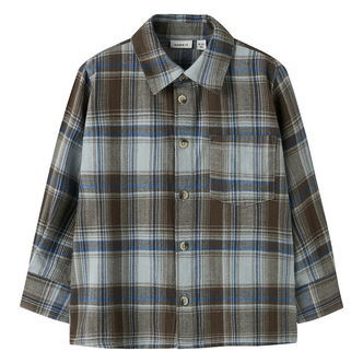 Name It Skjorte - NmmLars - Turkish Coffee