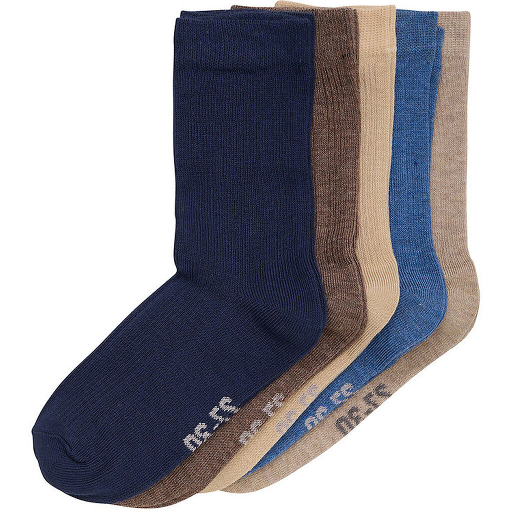 Minymo Strømper - 5 pak - Dark Navy