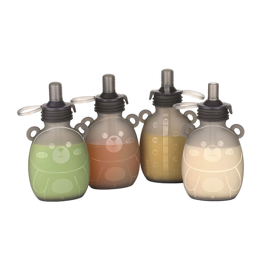 Haakaa Smoothieposer - Silikone - 4-pak - 170 ml