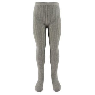 MP Strømpebukser - Rib - Lysgrå