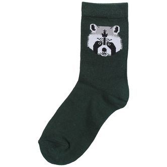 DYR-Cph Strømper - DYRGalop - Deep Forest Vaskebjørn