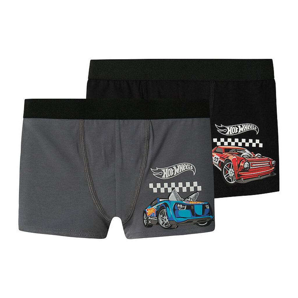 Name It Boxershorts - 2-pak - NmmDeep - Lava Smoke/Black