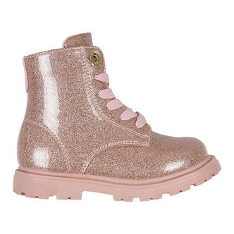 Tommy Hilfiger Støvler - Lace-Up - Pink/Glitter