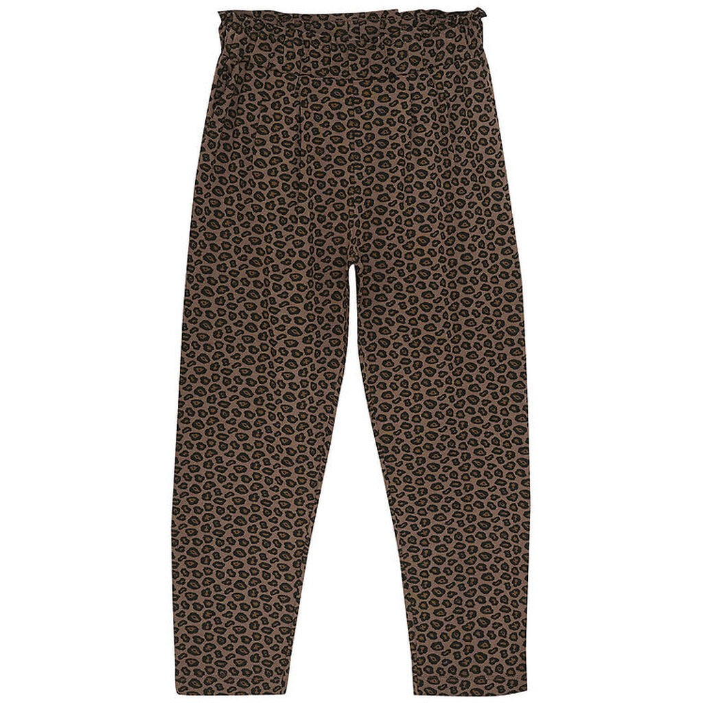 Minymo Bukser - AOP - Bomuld/Modal - Chocolate Chip