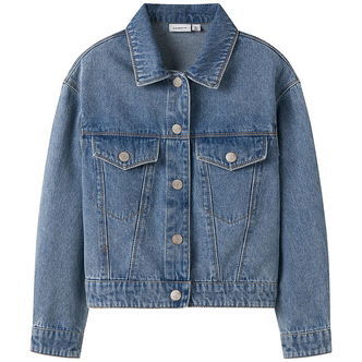 Name It Denimjakke - Noos - NkfMila - Medium Blue Denim