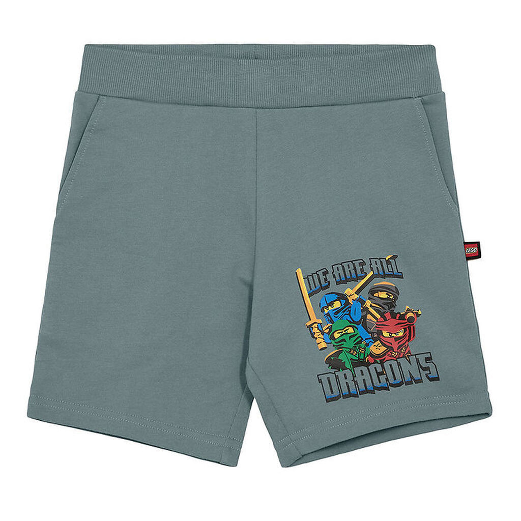 LEGOÂ® Ninjago Shorts - LwPasi 303 - Lysegrøn m. Print