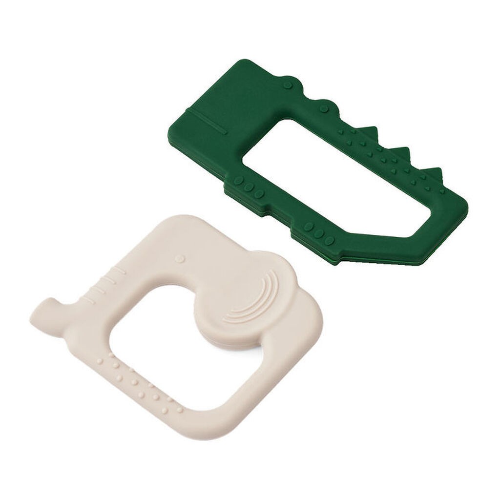 Liewood Bidelegetøj - Jonathan - 2-Pak - Golden Green/Sandy